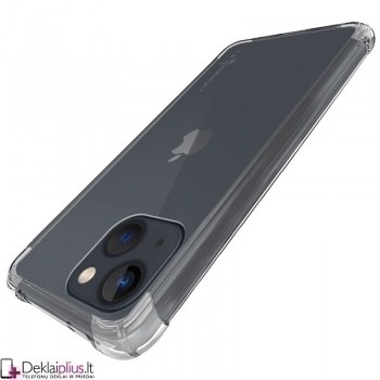 Anti shock plonas silikoninis dėklas - permatomas (Apple Iphone 14) Anti shock plonas silikoninis dėklas - permatomas (Apple Iphone 14)